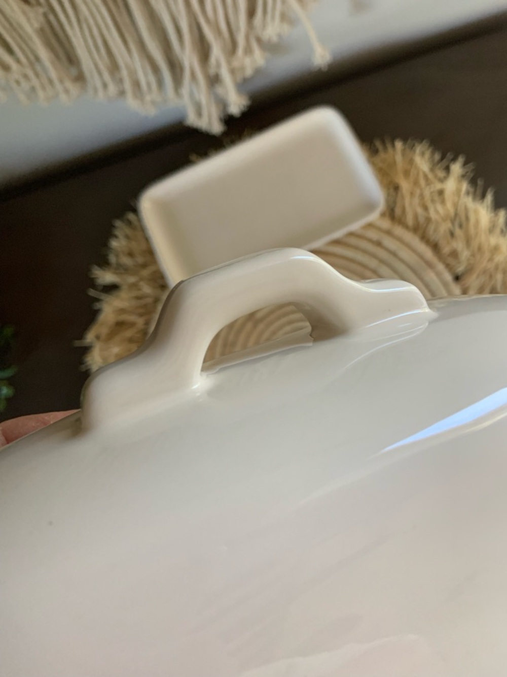 RAE DUNN BUTTER Clay LL Butter Dish - Picture 14 of 14